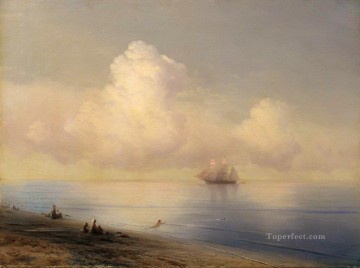 穏やかな海 1876 ロマンチックなイワン・アイヴァゾフスキー ロシア Oil Paintings